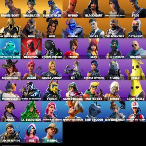 [PC/PSN/XBOX] 45 skins | Travis Scott | Trailblazer | Blue Striker | Hybrid | Blackheart | Gear Specialist Maya | Fade | Ultima Knight | Ruin | Luxe | 1800 VB
